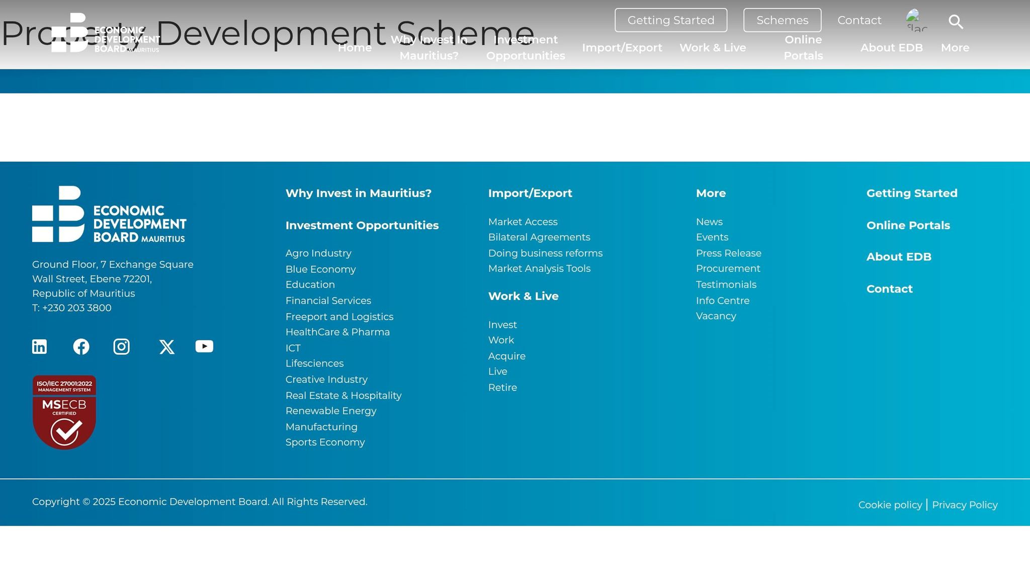 Property Development Scheme