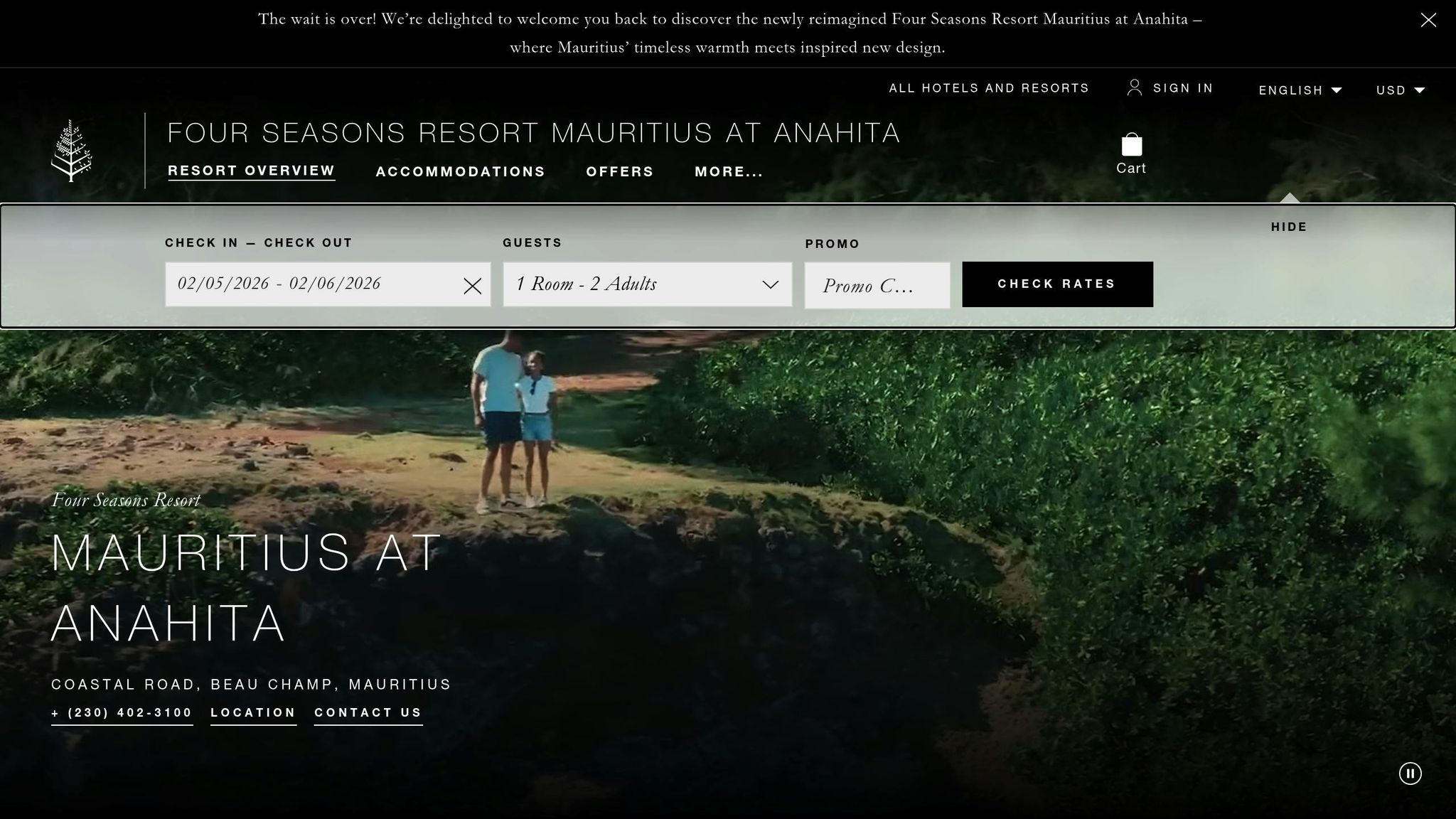 Four Seasons Resort Mauritius at Anahita